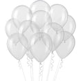 thumbnail image 1 of PMU Balloons 11 Inch PartyTex Crystal Clear Latex Pkg/100, 1 of 6