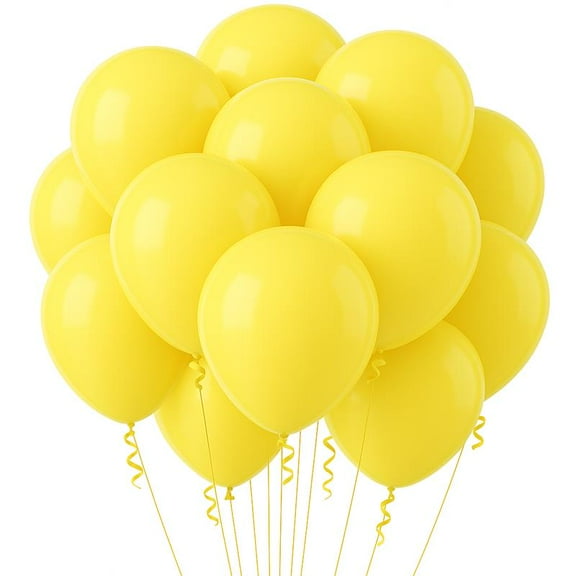 PMU Balloons 11 Inch PartyTex Premium Crystal Lemon Quartz Latex Pkg/100