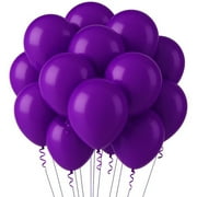PMU Balloons 11 Inch PartyTex Premium Crystal Purple Latex Pkg/12