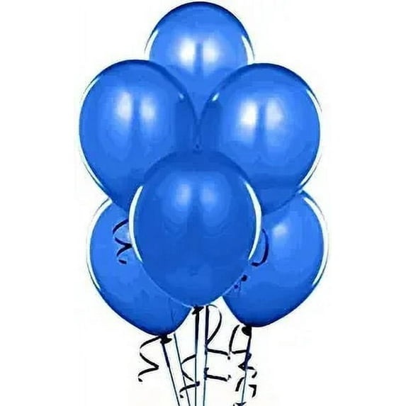 PMU Balloons 11 Inch PartyTex Royal Blue Latex Pkg/50