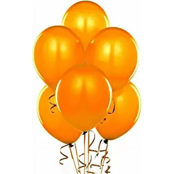 PMU Balloons 11 Inch PartyTex Sunburst Orange Latex Pkg/25