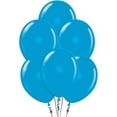 thumbnail image 1 of PMU Balloons 17 Inch PartyTex Blue Premium Helium Quality Latex Balloons for Photo Shoot, Wedding, Baby Shower, Birthday Party and Event Decoration Pkg/100, 1 of 7