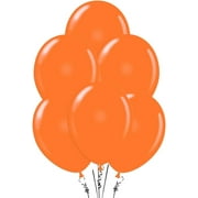 PMU Balloons 17 Inch PartyTex Orange Premium Helium Quality Latex Balloons for Photo Shoot, Wedding, Baby Shower, Birthday Party and Event Decoration Pkg/72