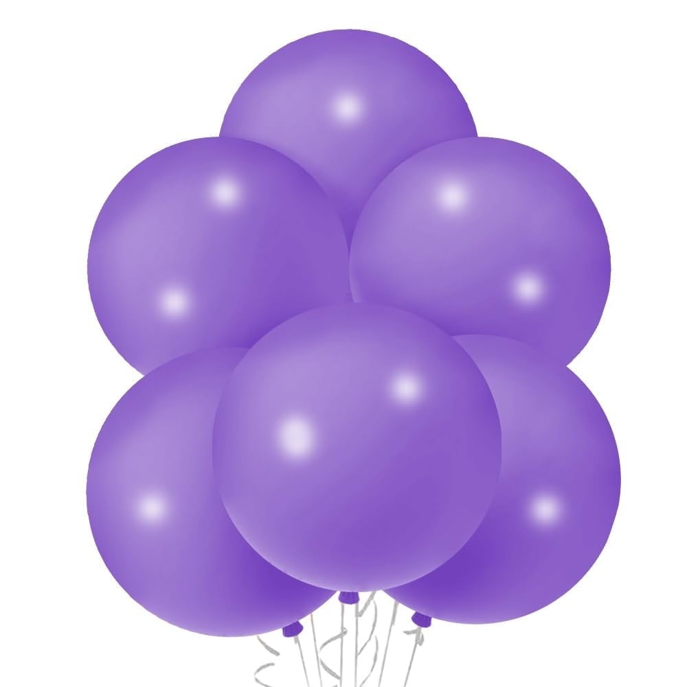 PMU Balloons 18 Inch Round Latex Balloons Lavender for Photo Shoot, Wedding, Baby Shower, Birthday Party and Event Decoration 25/pkg