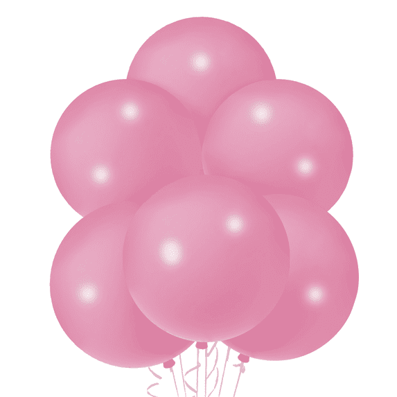 PMU Balloons 18 Inch Round Latex Balloons Pastel Pink for Photo Shoot, Wedding, Baby Shower, Birthday Party and Event Decoration 12/pkg