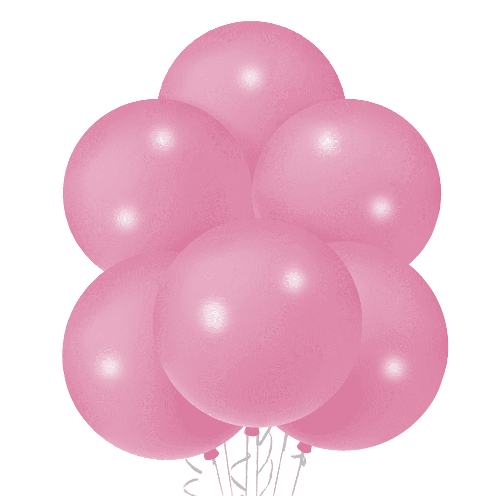 PMU Balloons 18 Inch Round Latex Balloons Pastel Pink for Photo Shoot, Wedding, Baby Shower, Birthday Party and Event Decoration 72/pkg