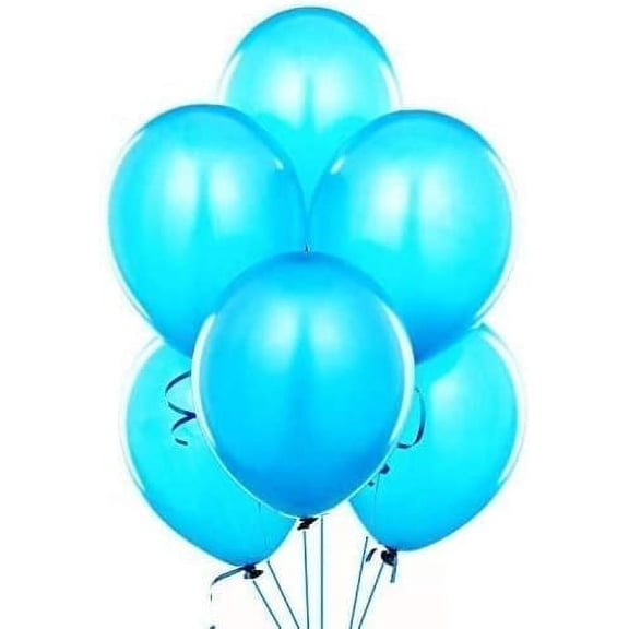 PMU Balloons 9 Inch PartyTex Sky Blue Latex Pkg/144