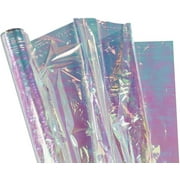 PMU Bluebell Iridescent Film Mother of Pearl 1 Roll 18 Inch x 25 feet Wrap 1 Roll/pkg