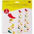 thumbnail image 1 of PMU Chili Pepper Whirls Party Accessory (3/Pkg) Pkg/1, 1 of 2