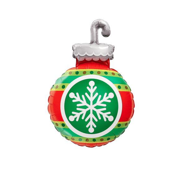 PMU Christmas 35 Inch Snowflake Ornament 1pc Mylar-Foil Balloon
