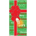 thumbnail image 1 of PMU Christmas Decorations Indoor and Outdoor Christmas Present Bow Light Up Door Cover 30in x 60in (cm x cm) Indoor Home Decor Christmas decor for Doors and Windows (1/pkg) Pkg/1, 1 of 6