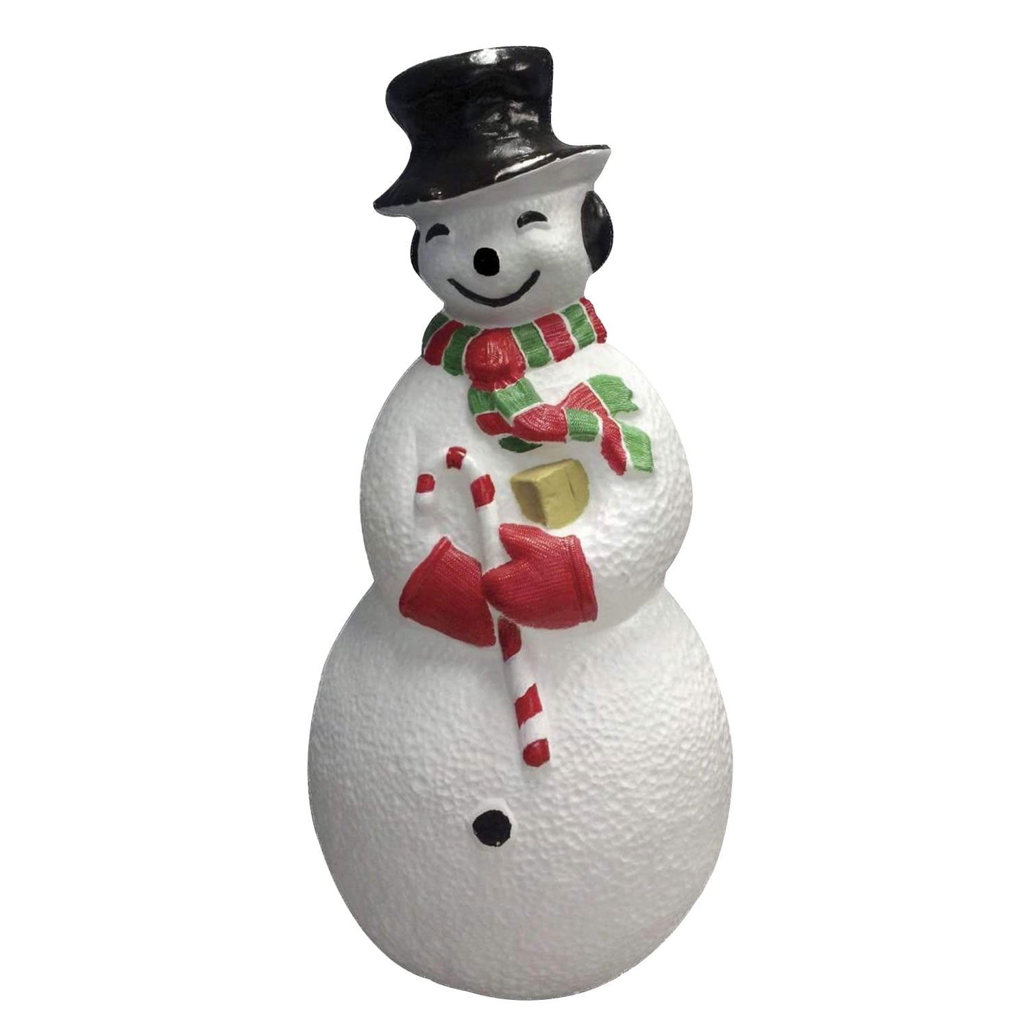 Durable Nylon Snowman Shaped Dog Toy - Made in USA