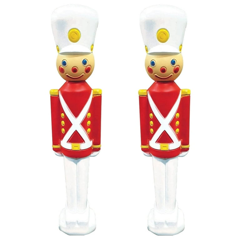 PMU Christmas Light-Up Toy Soldier 31 Inch Christmas Decoration