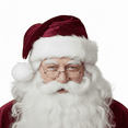 thumbnail image 1 of PMU Christmas Velvet Plush Professional Quality Santa Hat Burgundy Christmas Celebration Costume Party Accessories Props and Party Supplies for Plays, Festivals, Photo Shoots (1/Pkg) Pkg/1, 1 of 7