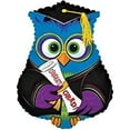 thumbnail image 1 of PMU Congrats Grad Owl Shape-a-loon Balloon, Graduation Decoration Mylar Balloons, (1/Pkg) Pkg/10, 1 of 6