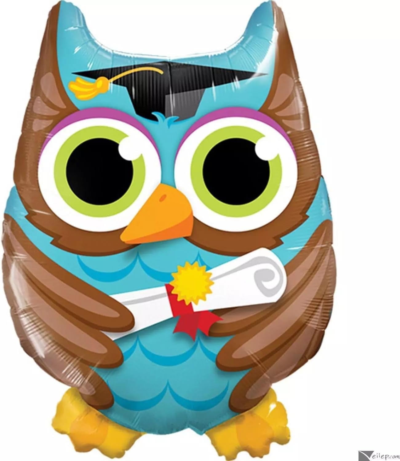 PMU Congrats Grad Owl Shape-a-loon Balloon, Graduation Decoration Mylar ...