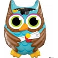 thumbnail image 1 of PMU Congrats Grad Owl Shape-a-loon Balloon, Graduation Decoration Mylar Balloons, (1/Pkg) Pkg/1, 1 of 6