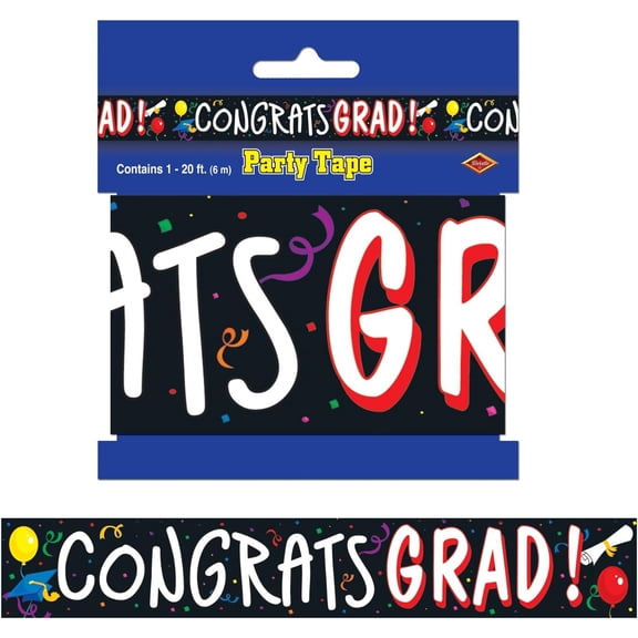 PMU Congrats Grad Party Tape Party Accessory Pkg/1