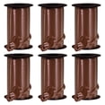 thumbnail image 1 of PMU 1500 Yards x 3/8in Chocolate Crimped Curling Ribbon String for Gift Wrapping Ribbon Balloon String Birthday Celebration Party Presents Decor, Festival Art Craft Accessories (6-250 Yard Rolls), 1 of 8