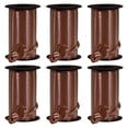 thumbnail image 1 of PMU 6 Pcs Curling Ribbon Chocolate - Crimped Texture Curling Ribbons for Gift Box Wrapping, Florist Flowers, Birthday Party Decorations, Festival Art Craft & Christmas Décor - 3/8 Inch X 250 Yards, 1 of 8