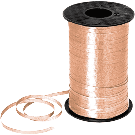 PMU Curling Ribbon - Crimped Texture Curling Ribbons for Gift Box Wrapping, Florist Flowers, Birthday Party Decorations, Festival Art Craft & Christmas Décor - Melon 3/16 Inch X 500 Yards, Pkg/1