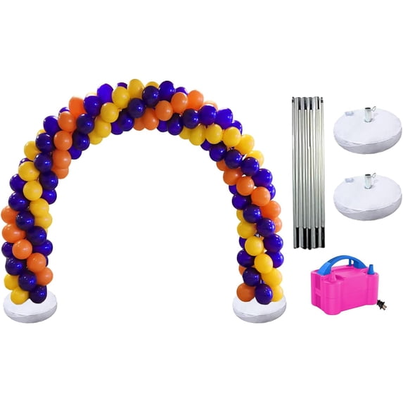 PMU DIY Professional Balloon Arch Premiere Kit (Multicolor) Balloon Garland for Party Decoration, Decoration Kit for Birthday Party, Wedding, Graduation, Baby Shower (41702-61646-73005) Pkg/1