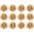 thumbnail image 1 of PMU Decorative Confetti Gift Bows 4-1/4 Inch Large Gold (12/Pkg) Pkg/1, 1 of 7