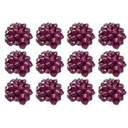 PMU Decorative Confetti Gift Bows Small 2in Rose (12/Pkg) Pkg/1