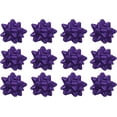 thumbnail image 1 of PMU Decorative Star Gift Bows 3-3/4 Inch Medium Purple (12/Pkg) Pkg/1, 1 of 8