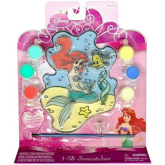 PMU Disney Princess 3D Suncatchers (1/Pkg) Pkg/3