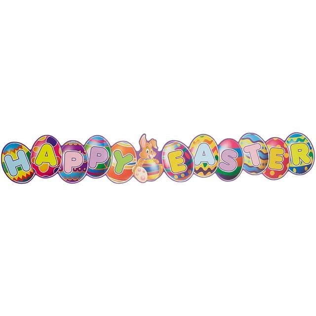 PMU Easter Celebrations Happy Easter Streamer 35 Inch - Party ...