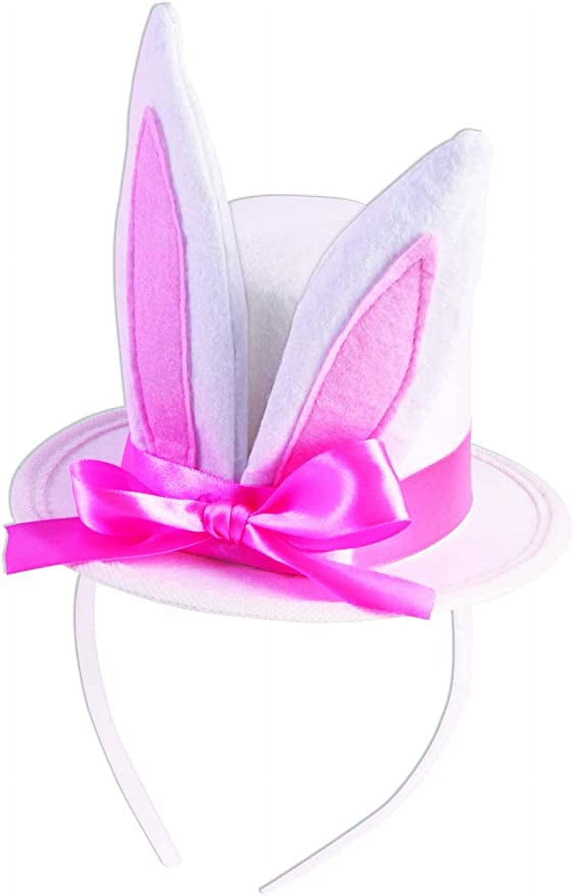 Top Hat Mini With Bunny Ears Hats Female Top Hat Mini With Bunny Ears Hats Female
