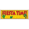 thumbnail image 1 of PMU Cinco de Mayo "FIESTA TIME!" Sign Banner 60in x 21in Hanging Party Decoration Accessory (1/pkg)Pkg/1, 1 of 6