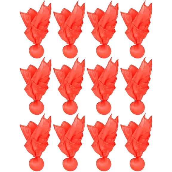 PMU Football Party Supplies and Decorations - Le- Red Challenge Flag 60746, Tossing Flags, Penalty Flag, Sports Fan, Football Referee Party Accessory (12/pkg) Pkg/1
