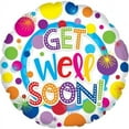 thumbnail image 1 of PMU Get Well Soon Dots 18 Inch Mylar-Foil Balloon Pkg/10, 1 of 1