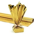 thumbnail image 1 of PMU Gift Wrap Mylar Roll Metallic Gold 2-sided, 48 Inches X 100 Ft Roll 1.4 Mil Highly Reflective Mylar Film, Great for Gifts, Birthdays, Christmas, Baskets, Arts & Crafts, 1 of 5