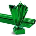 thumbnail image 1 of PMU Gift Wrap Mylar Roll Metallic Green 48 Inch X 50 Feet 1.4 Mil PVC Film Highly Reflective Foil Material, Great for Gifts, Baskets, Arts & Crafts, Balloon Weights, Décor Pkg/1, 1 of 5