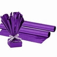 thumbnail image 1 of PMU (2) Gift Wrap Mylar Roll Metallic Purple 2-sided, 24 Inches X 8.3 Ft Roll 1.4 Mil Highly Reflective Mylar Film, Great for Gifts, Birthdays, Christmas, Baskets, Arts & Crafts, 1 of 6