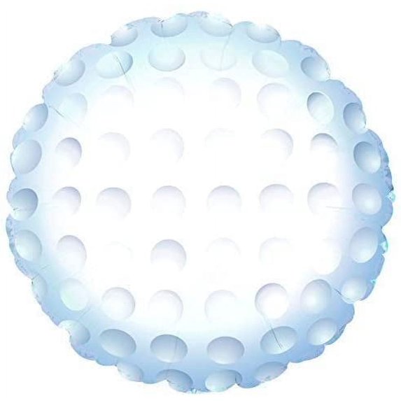PMU Golfball 18 Inches Mylar Balloons Pkg/25