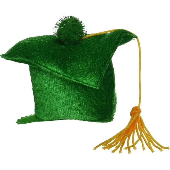 PMU Grad Cap Hair Clip (Green) Party Accessory Pkg/1