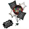 thumbnail image 1 of PMU Grad U Roc! Balloons Bouquet Silver (5/pkg) Pkg/1, 1 of 1