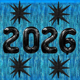 thumbnail image 1 of PMU 12 Pc Set Graduation Decorations | Number Balloons 2026 Black with Teal Curtain Backdrop and Star Mylar | 2026 Graduation Party Decorations | Party Supplies, 1 of 6