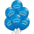 thumbnail image 1 of PMU Graduation Script Balloons 11 Inch Premium PartyTex Blue Latex (100/Pkg) Pkg/1, 1 of 7