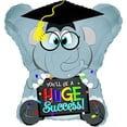 thumbnail image 1 of PMU Graduation Success Grad Elephant Shape 26 Inch Mylar-Foil Balloon Pkg/10, 1 of 6
