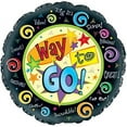thumbnail image 1 of PMU Graduation "Way to Go!" Multicolored 18 Inch Mylar Balloon Pkg/25, 1 of 8
