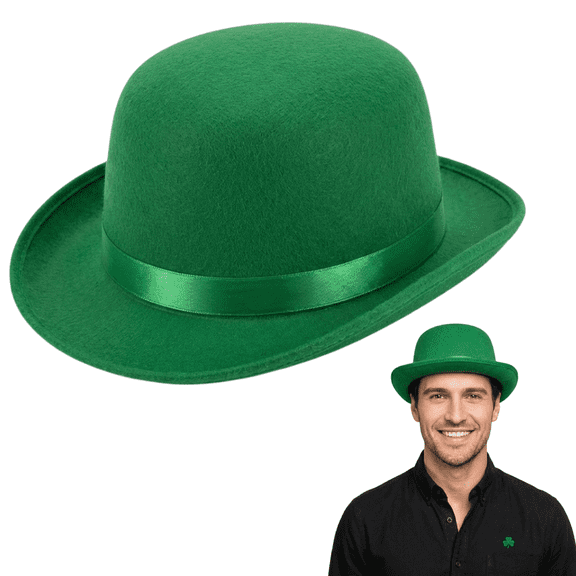 PMU Green Derby Hat St. Patrick's Day Wearable Decorations and Party Supplies