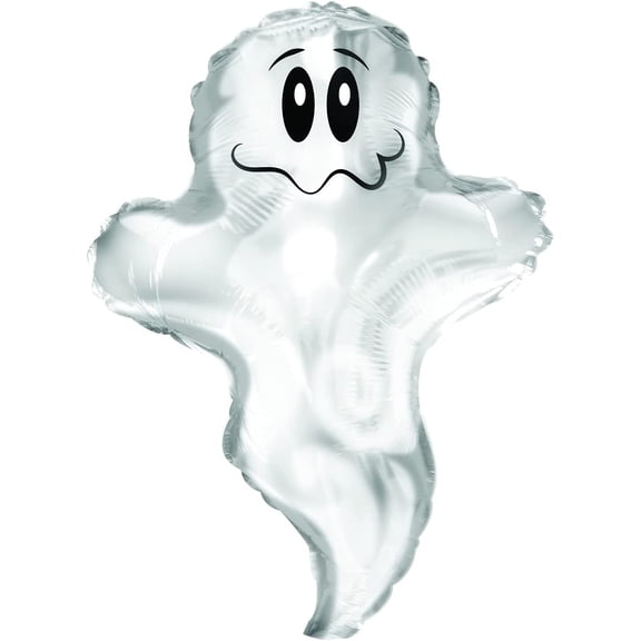 PMU Halloween Flying Ghost 24 Inch Mylar-Foil Balloon (1/pkg) Pkg/1