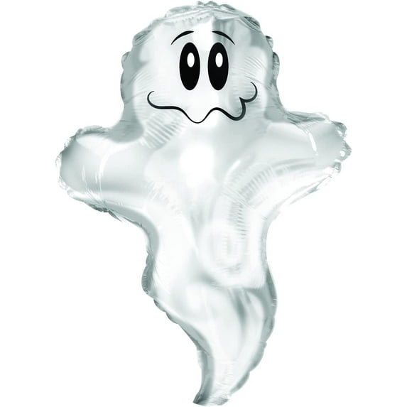PMU Halloween Flying Ghost 24 Inch Mylar-Foil Balloon (5/pkg) Pkg/1