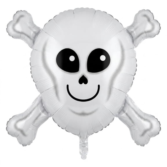 PMU Halloween Happy Skull 32 Inch Jumbo Mylar-Foil Balloon (10/pkg) Pkg/1