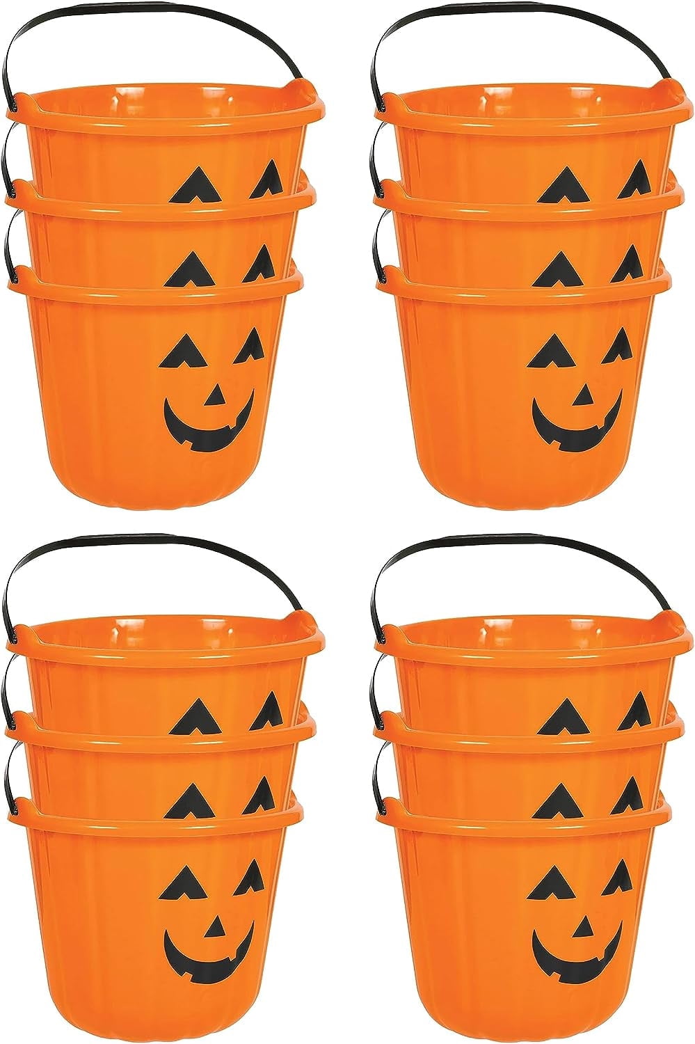 PMU Halloween Jack-O-Lantern Trick or Treat Pail Bucket - Candy Gift ...